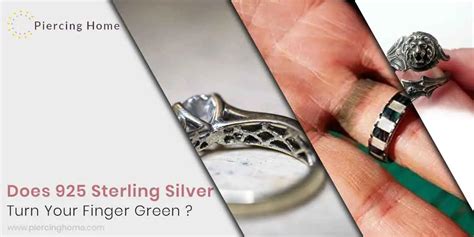 silver ring turns finger green